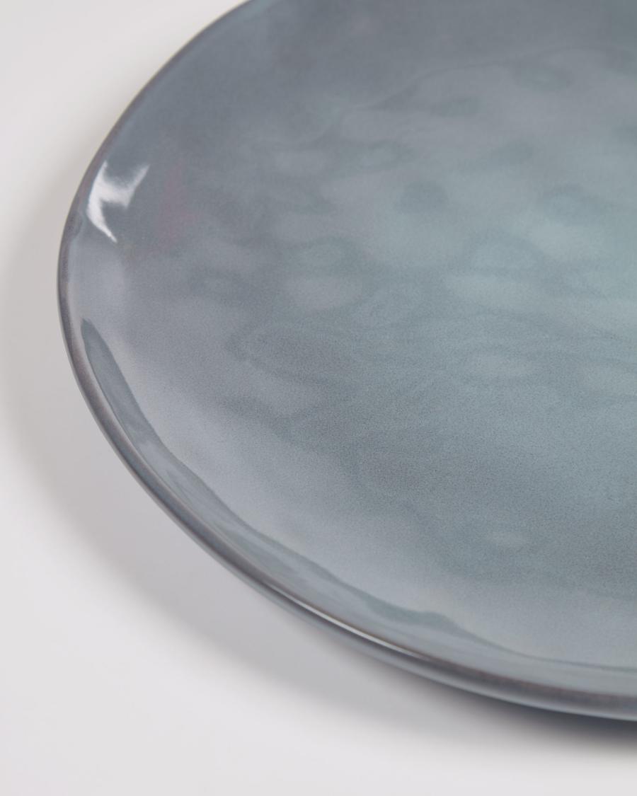 Airena ceramic dessert plate in blue