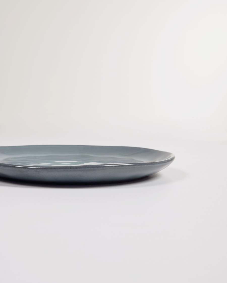 Airena ceramic dessert plate in blue