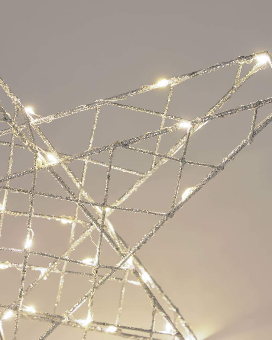 Étoile lumineuse Orazia gris