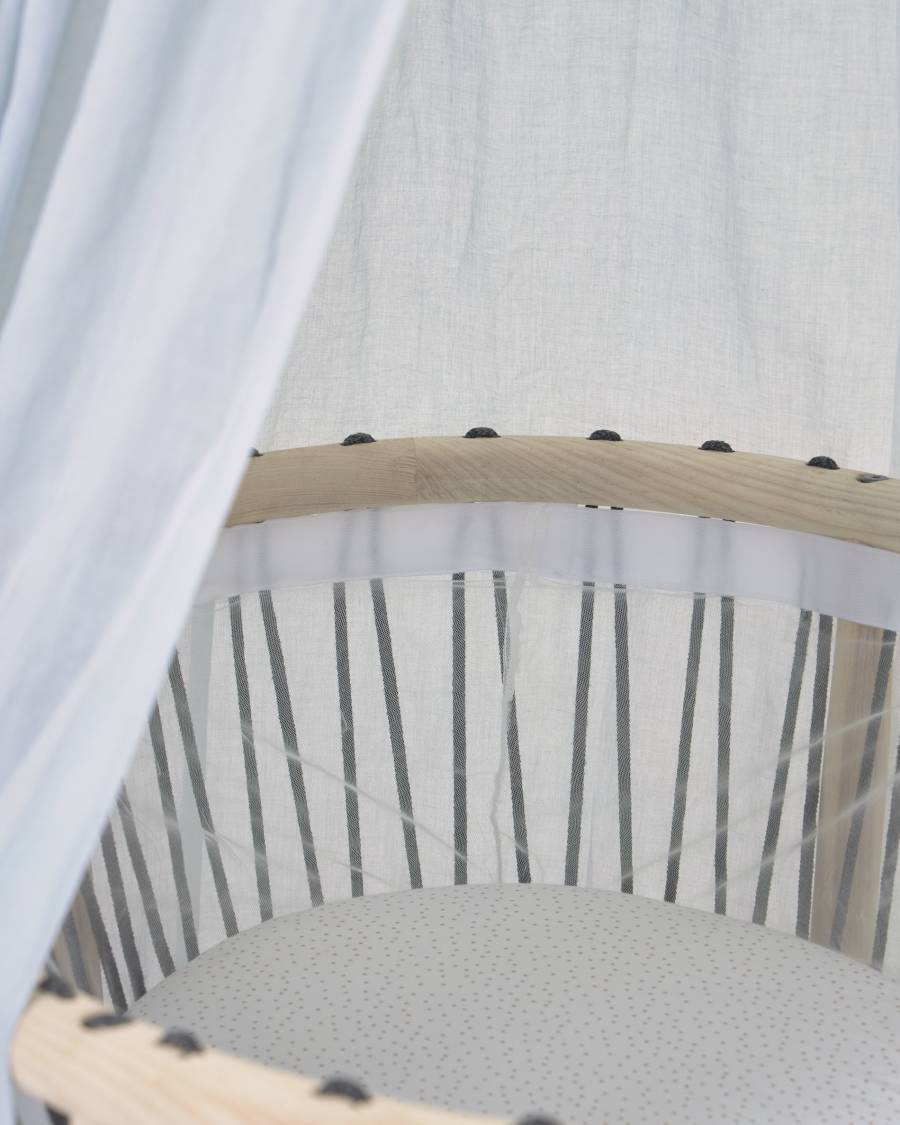 Carelene 100% cotton canopy for kids in blue