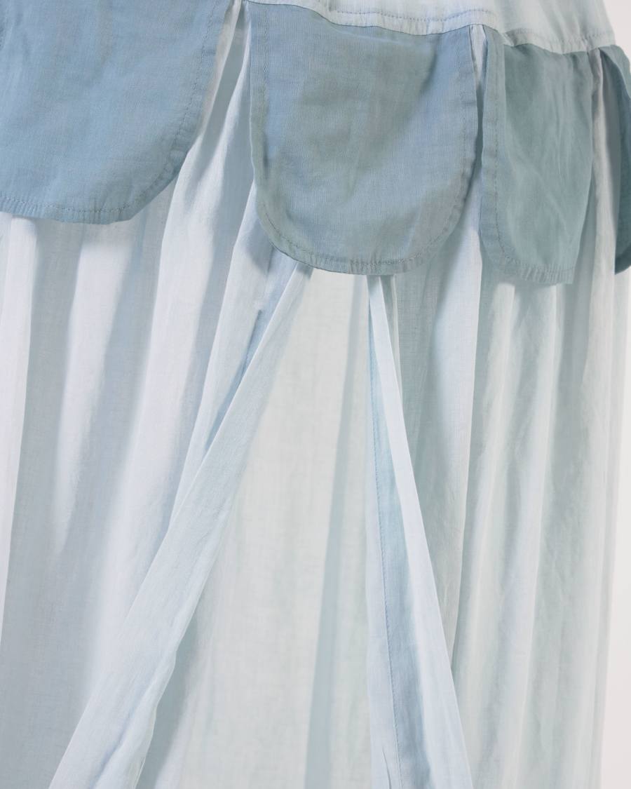 Carelene 100% cotton canopy for kids in blue