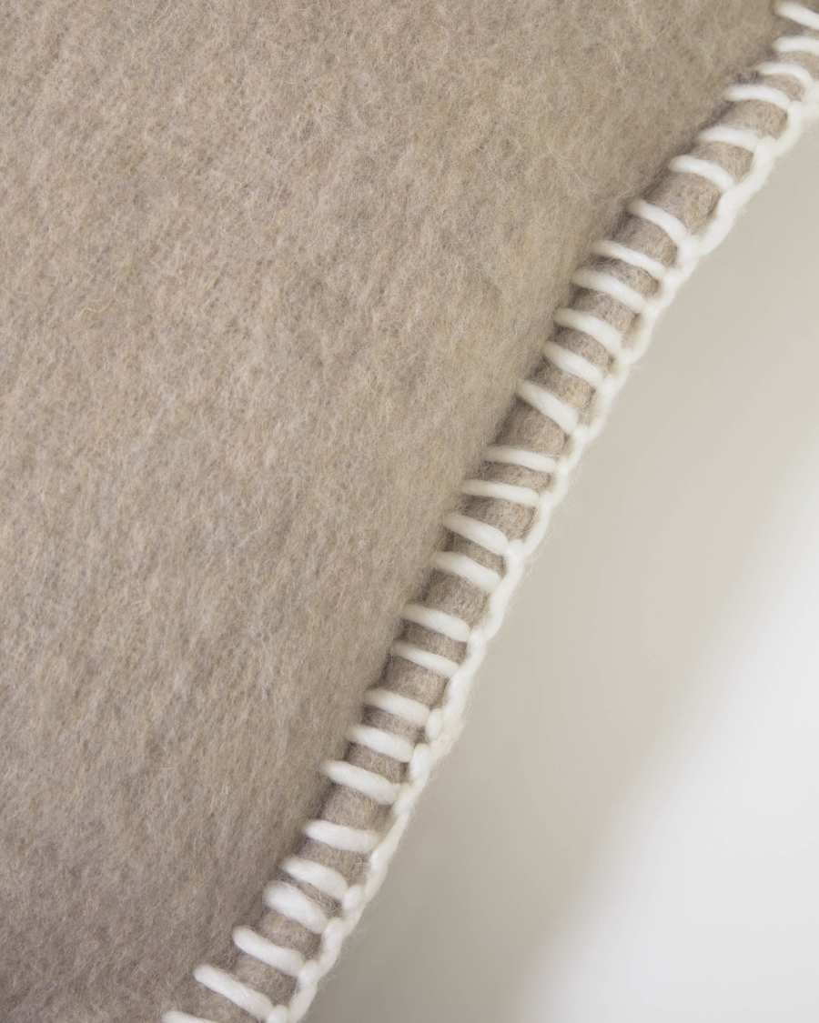 Fodera cuscino Augustina marrone 45 x 45 cm