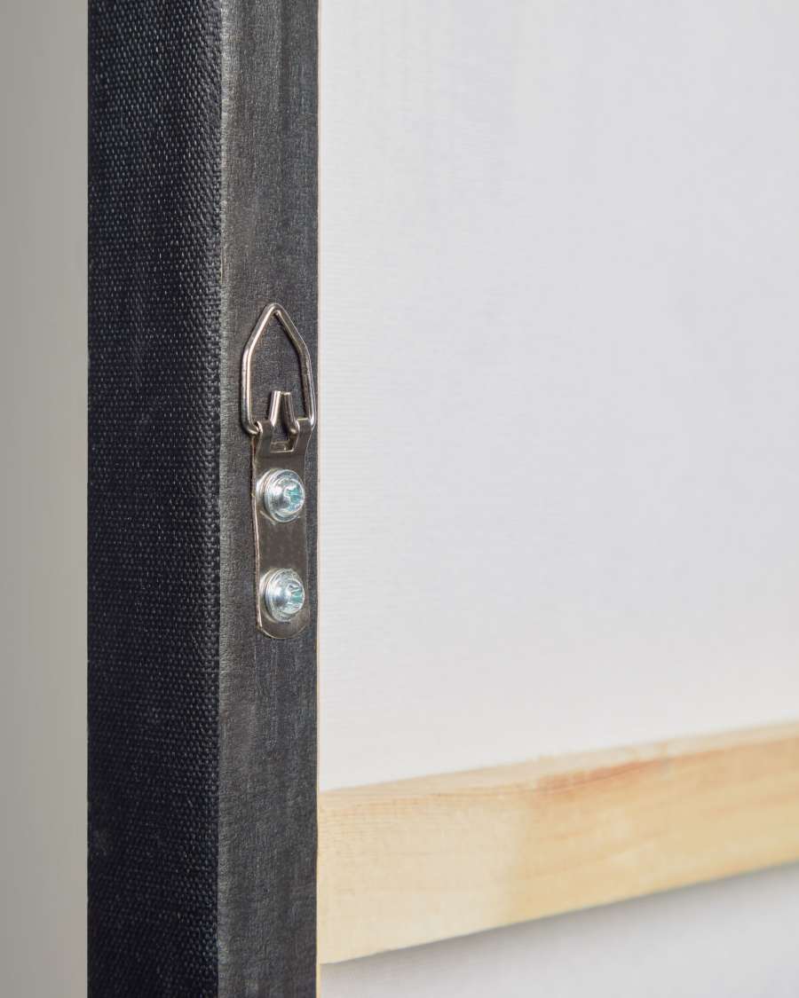 Winona canvas in white, red and gold 50 x 120 cm