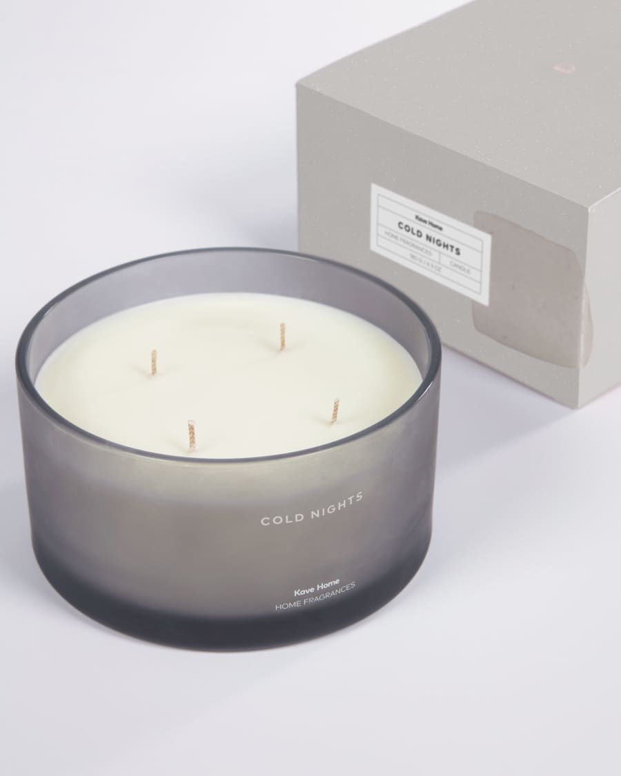 Cold Nights grey scented candle 600 g