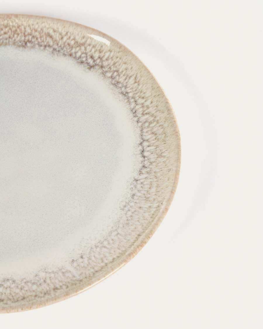 Sheilyn beige dessert plate