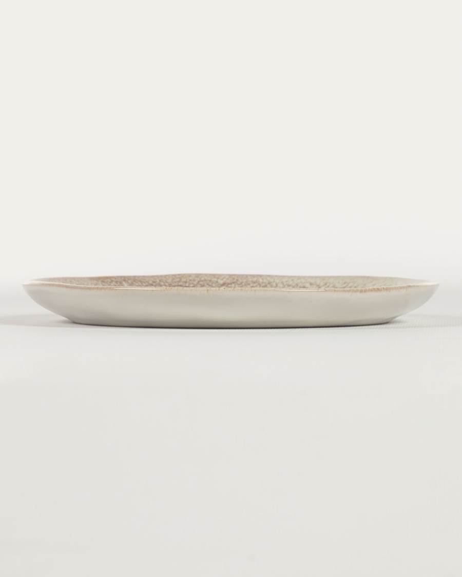 Sheilyn beige dessert plate