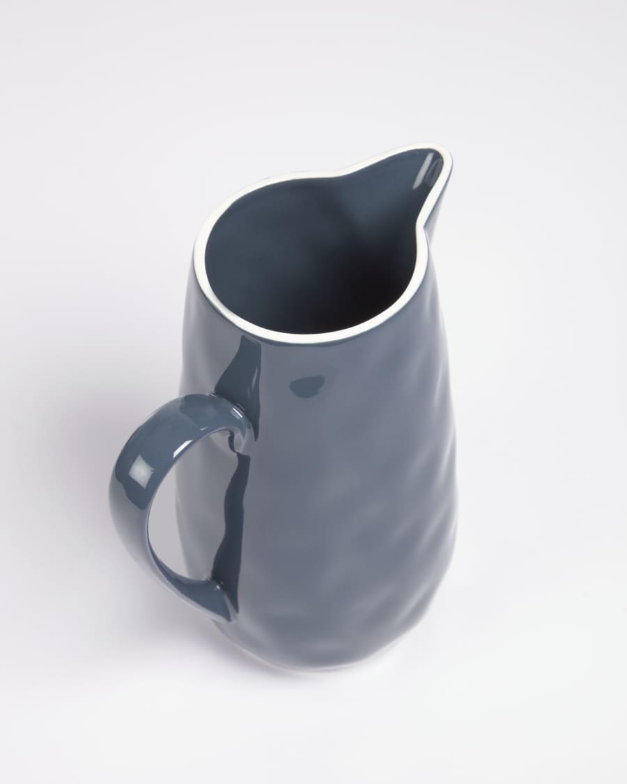 Pot à lait Pontis en porcelaine bleue