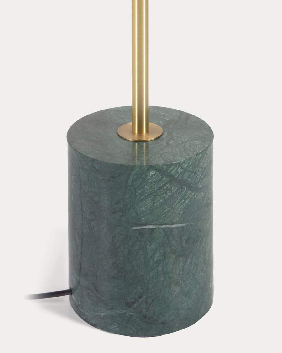 Lonela Stehlampe aus Marmor mit grünem Finish