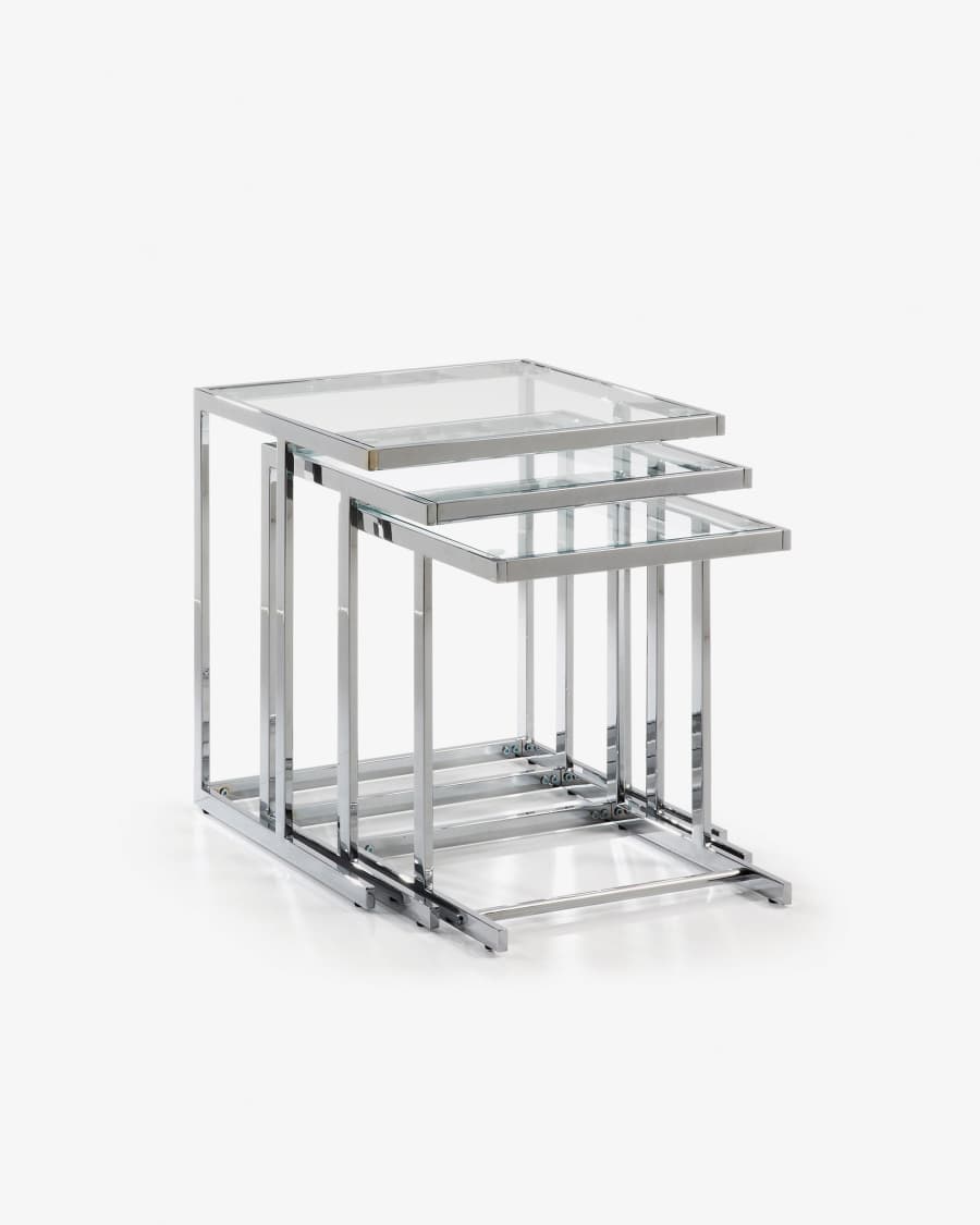 Set Bliar da 3 tavolini estraibili