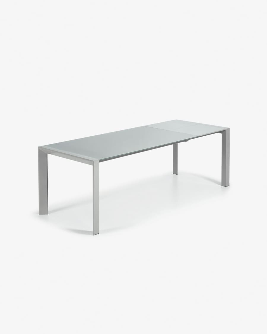 Table extensible Kara 160-220 cm, gris
