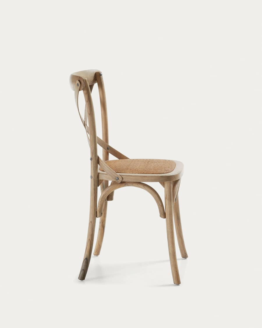 Alsie chair in solid birch wood with natural lacquer