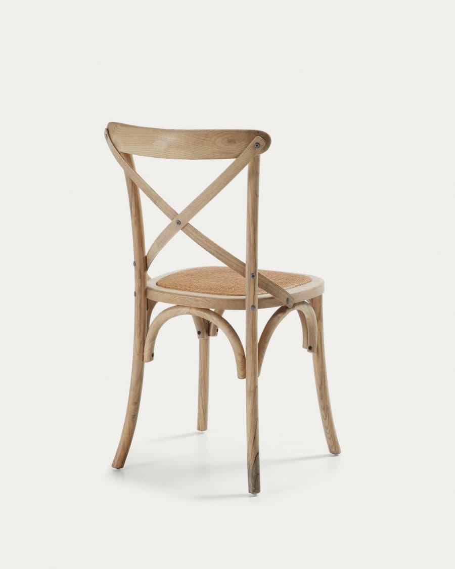 Alsie chair in solid birch wood with natural lacquer