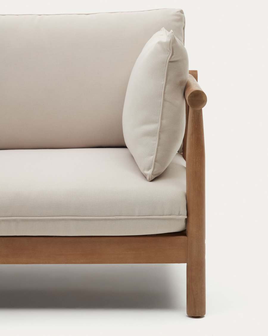 Sacova 2 seater sofa, made from solid eucalyptus wood 195 cm