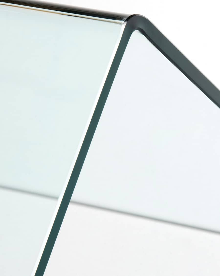 Burano Tisch aus Glas 125 x 70 cm