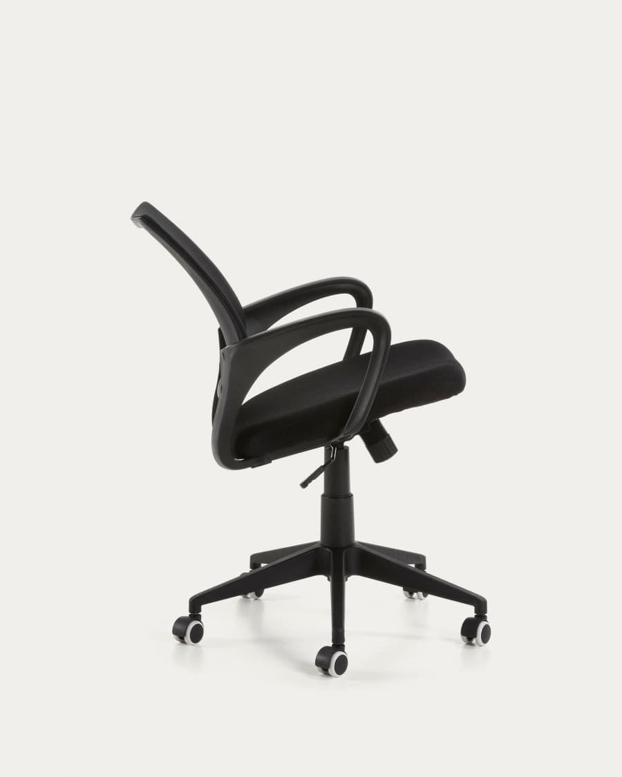 Chaise de bureau Rail noir