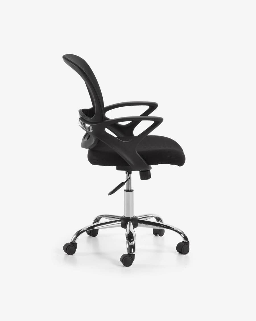 Chaise de bureau Tangier noir