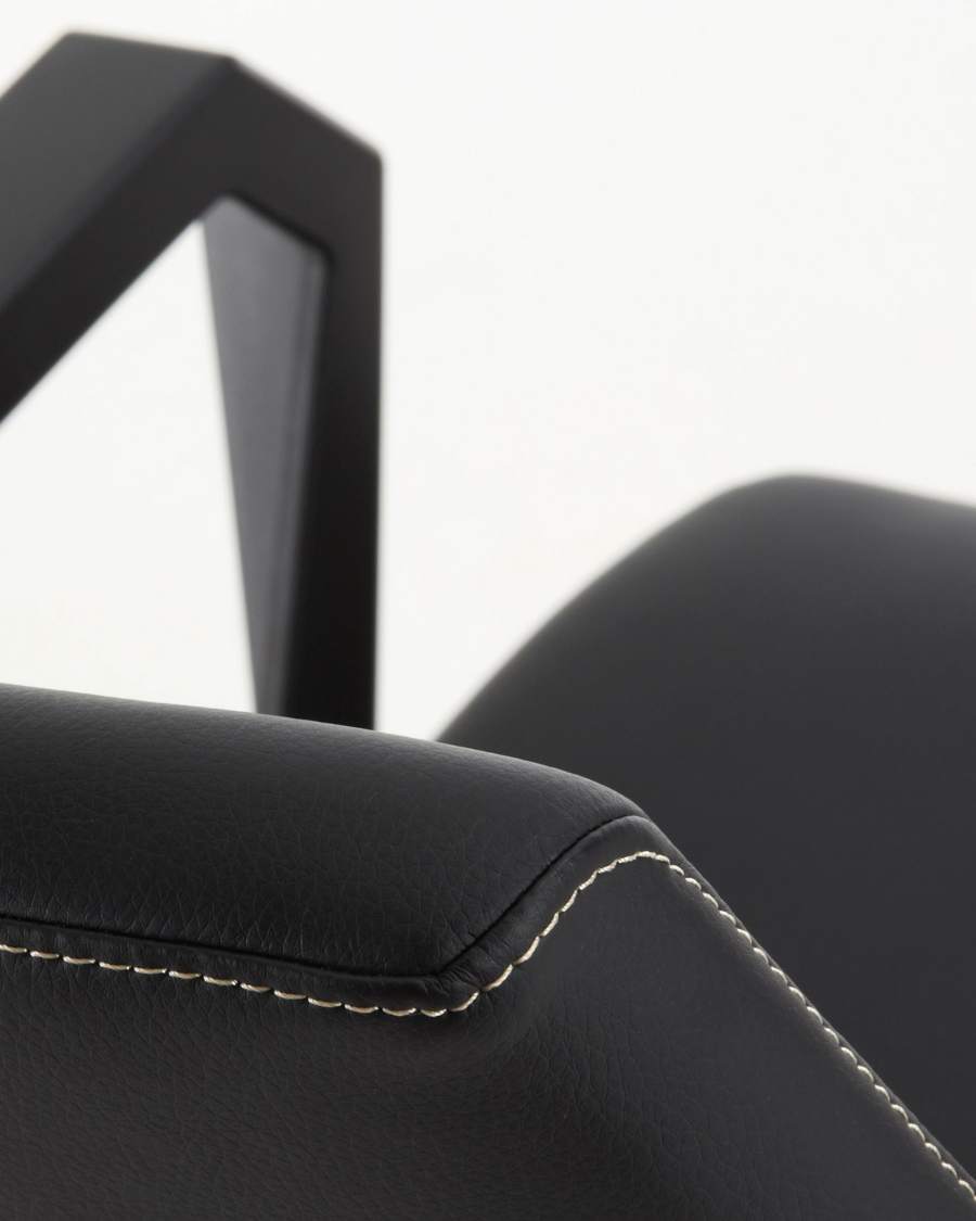 Chaise bureau Notreve, noir