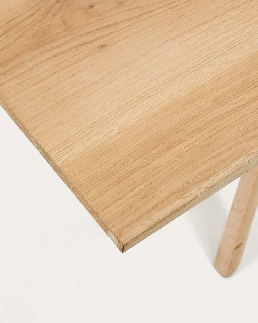 Tavolo Armande impiallacciato rovere finitura sbiancata 180 x 90 cm