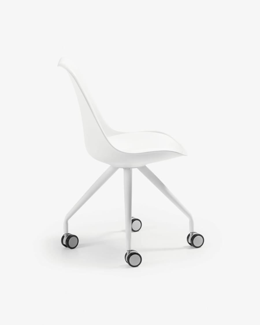Chaise de bureau Ralf blanc