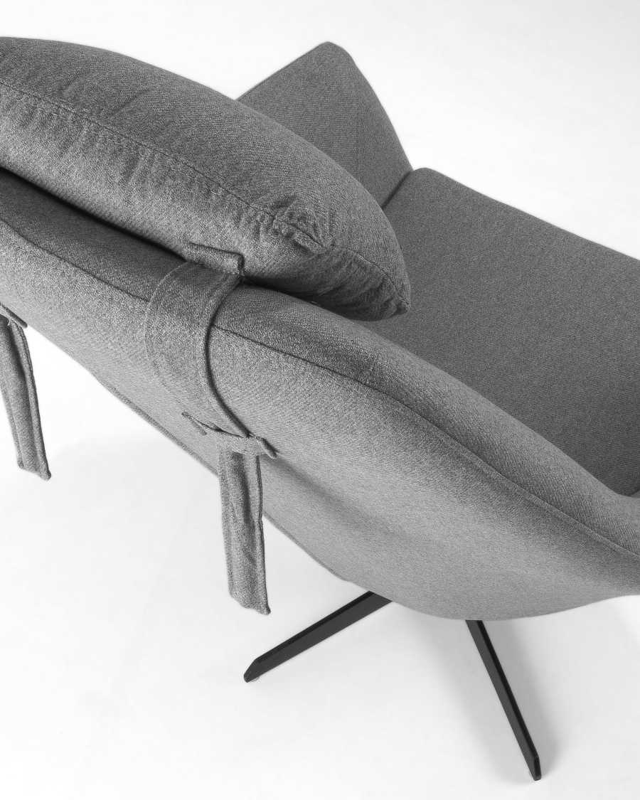 Poltrona Roberta grigio chiaro