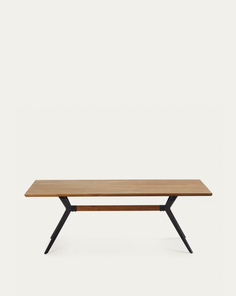 Aged wood Amethyst table 215 x 90 cm