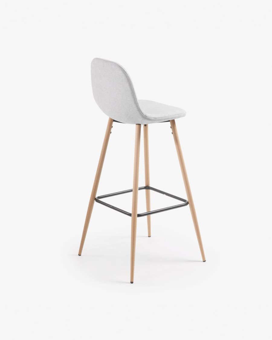 Tabouret Nolite gris clair hauteur 75 cm