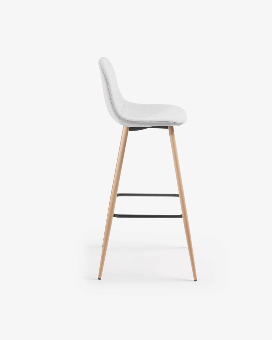 Tabouret Nolite gris clair hauteur 75 cm