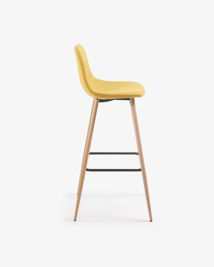 Mustard Nolite barstool height 75 cm