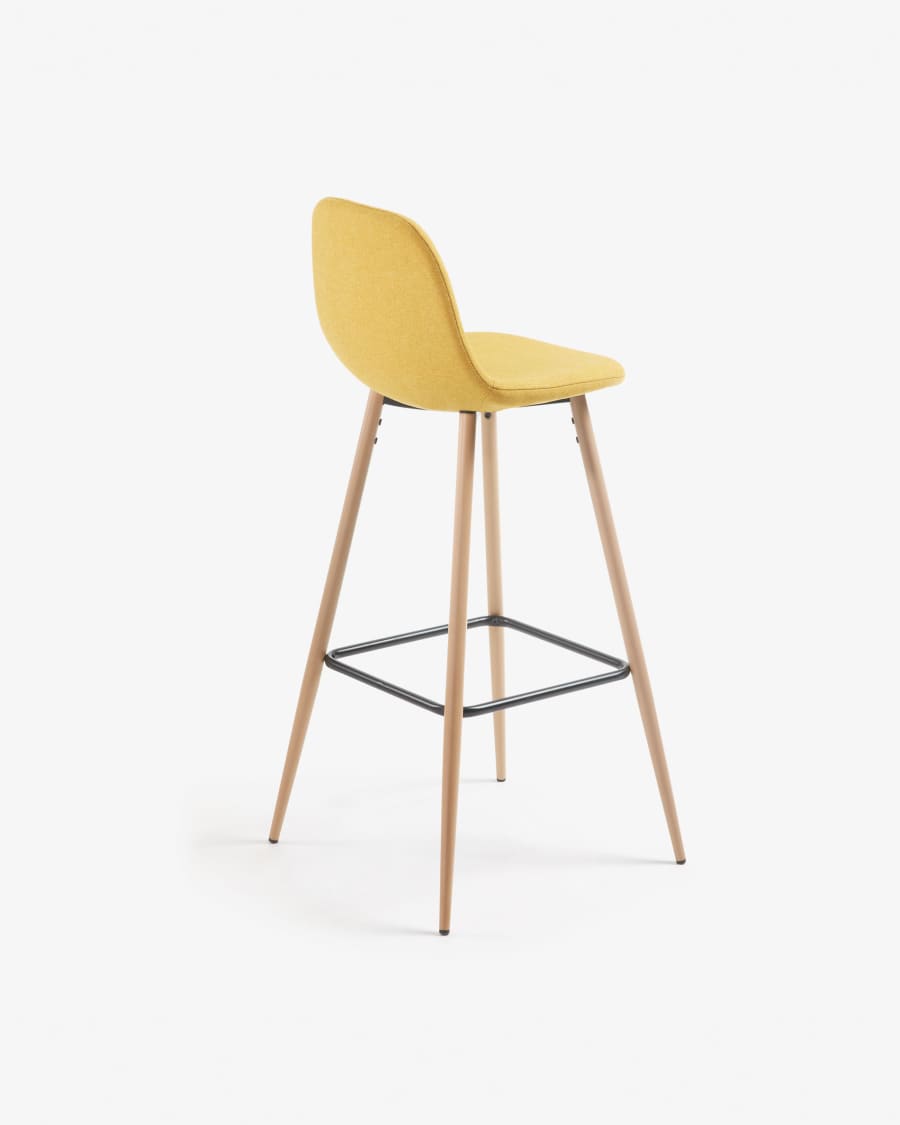 Mustard Nolite barstool height 75 cm
