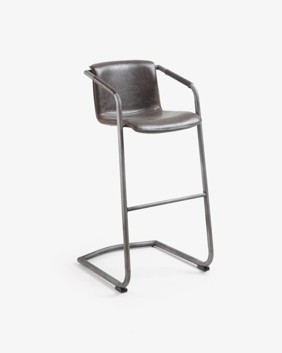 Dark brown Tribe barstool height 79 cm