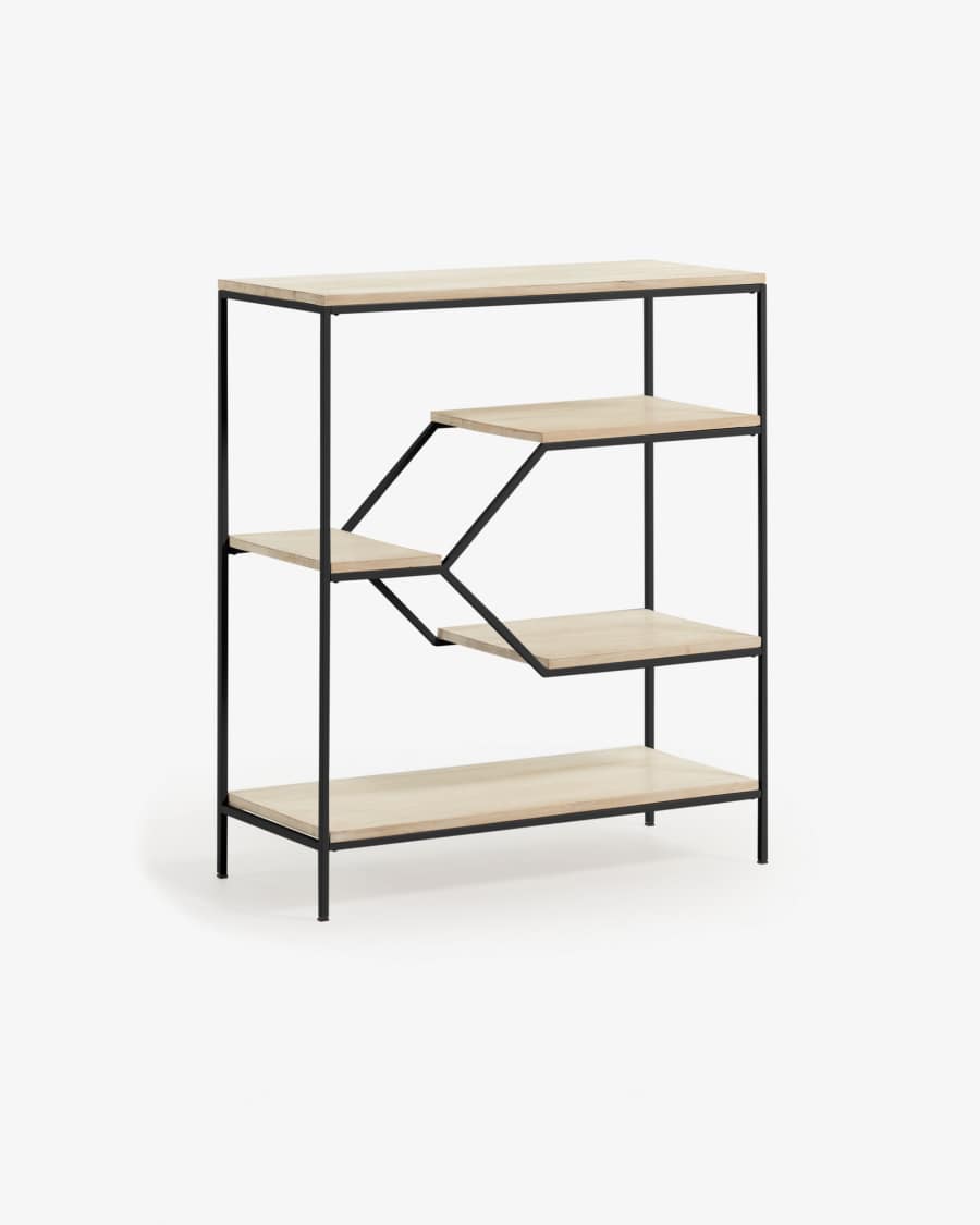 Push shelving unit 80 x 93,5 cm black