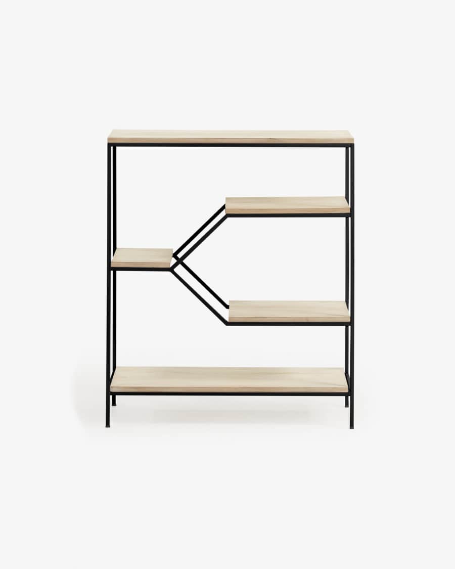 Push shelving unit 80 x 93,5 cm black