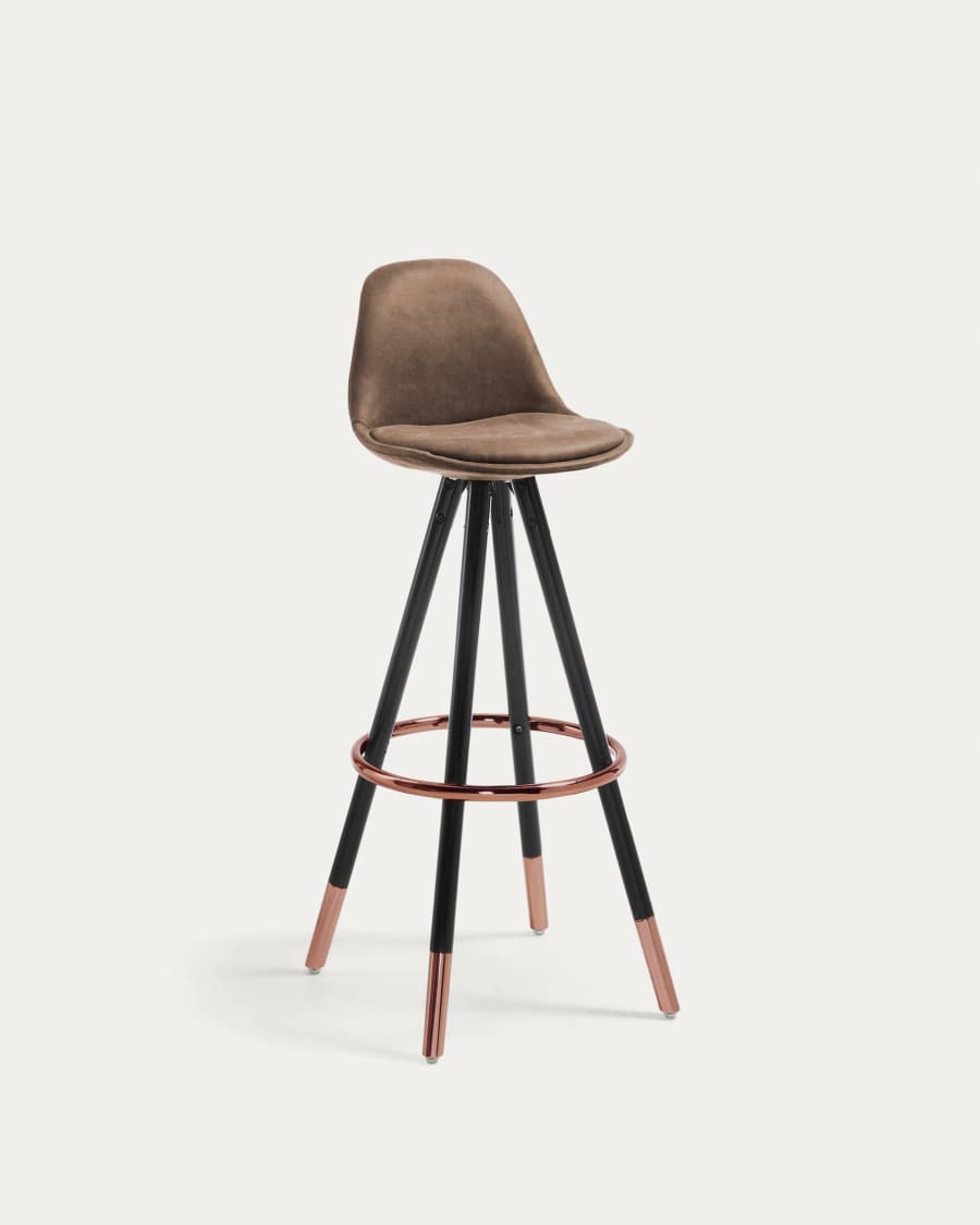 Brown Slad barstool height 75 cm