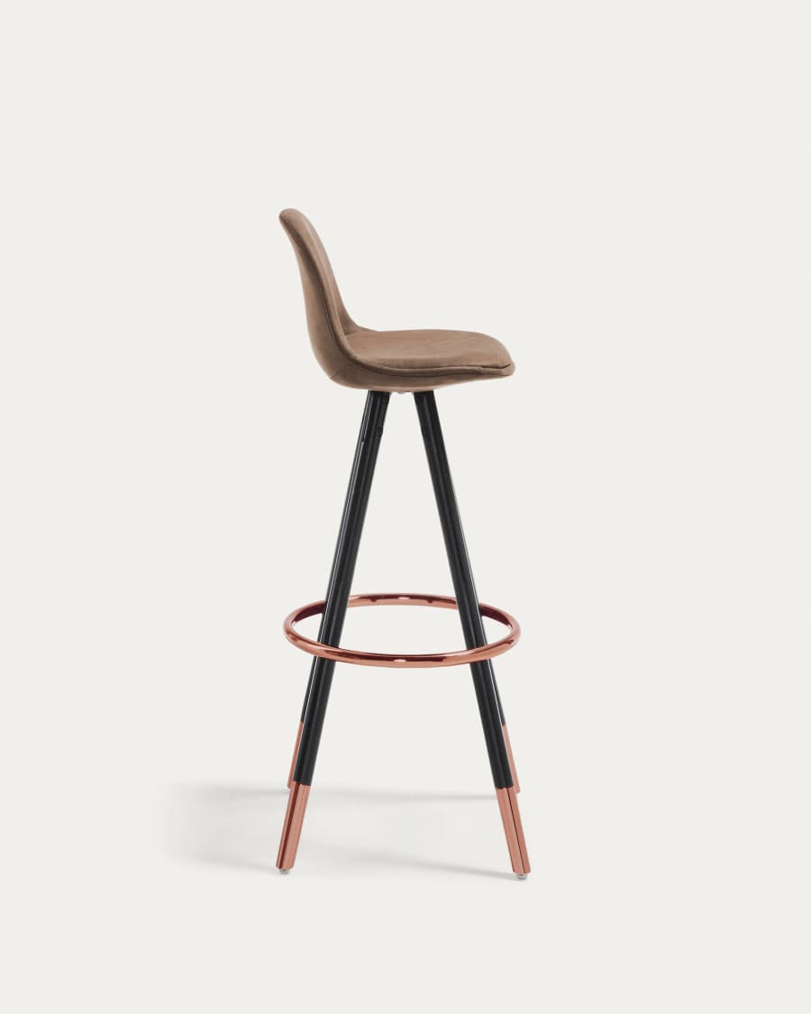 Brown Slad barstool height 75 cm