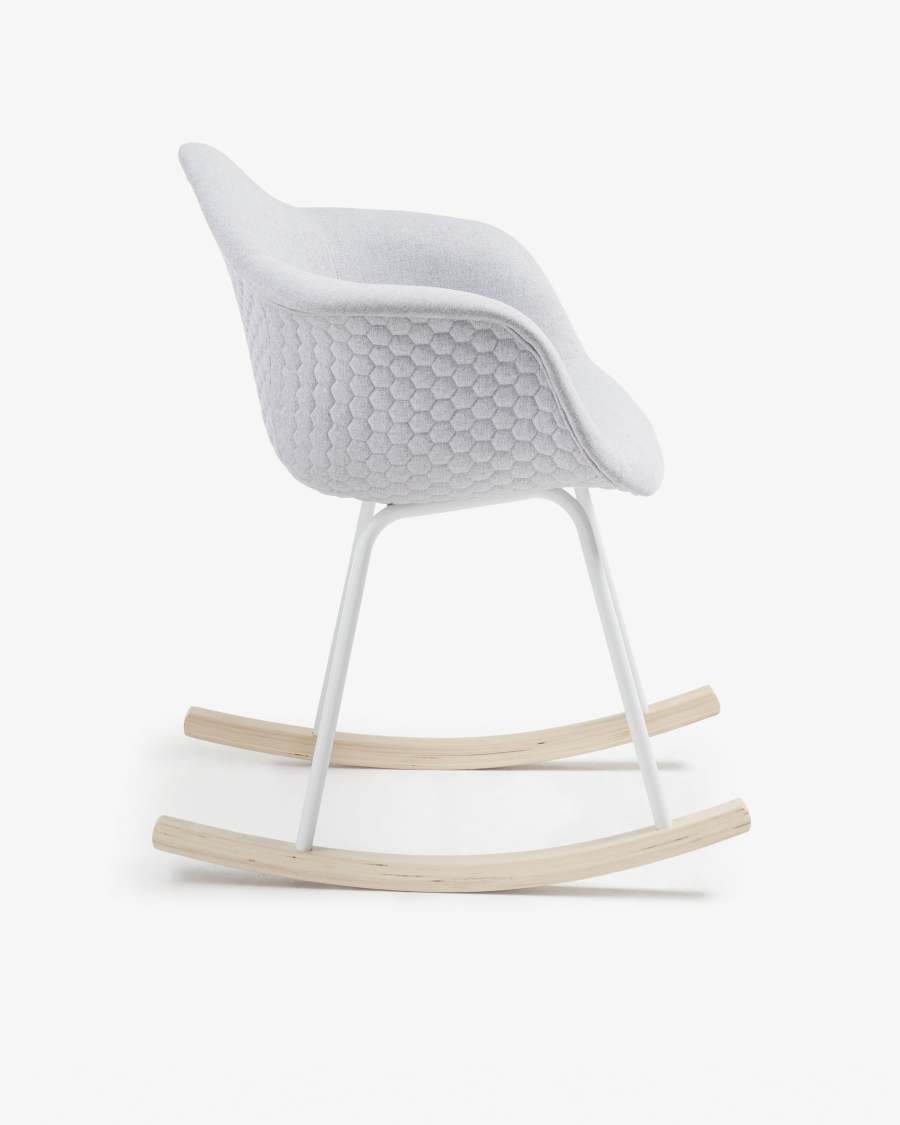 Light grey Kevya rocking chair