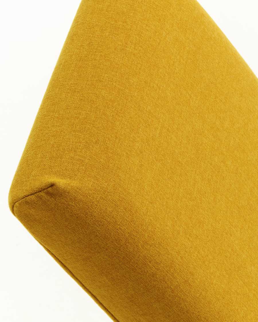 Καρέκλα Freda, μουσταρδί και φυσικό