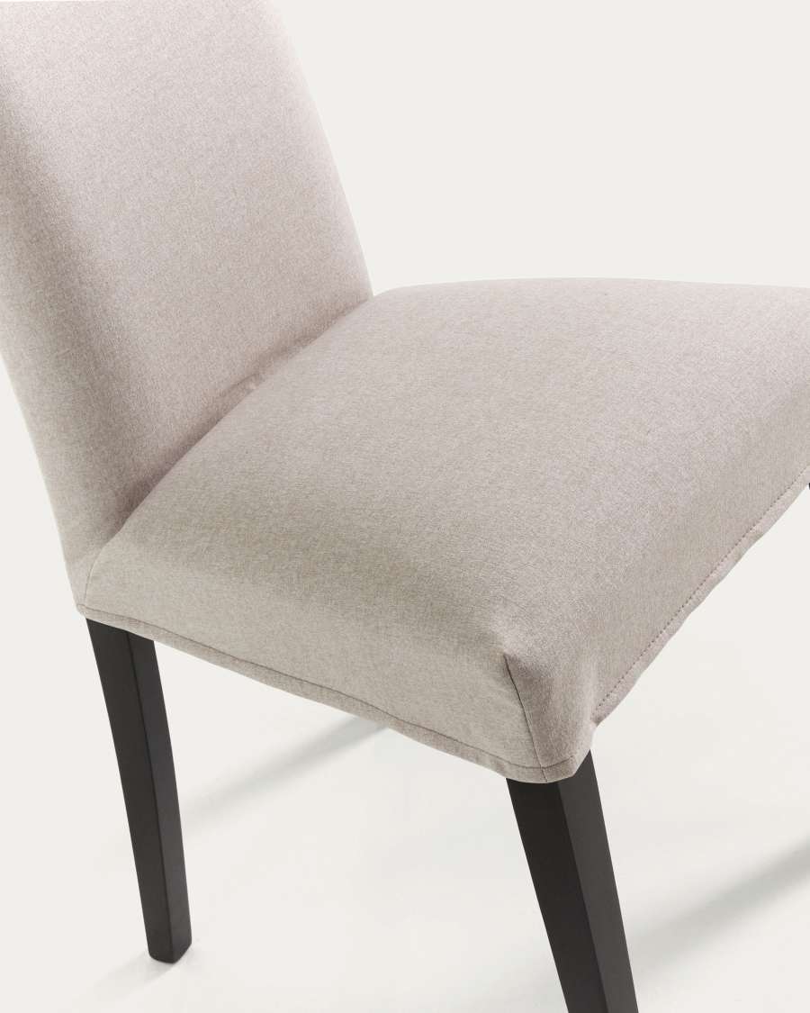 Sedia Freda beige e nero