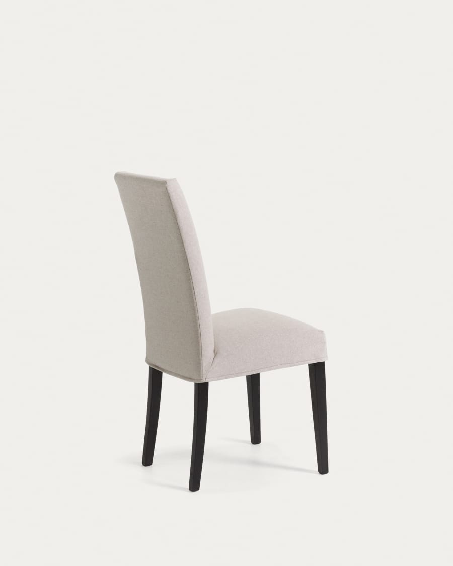 Sedia Freda beige e nero