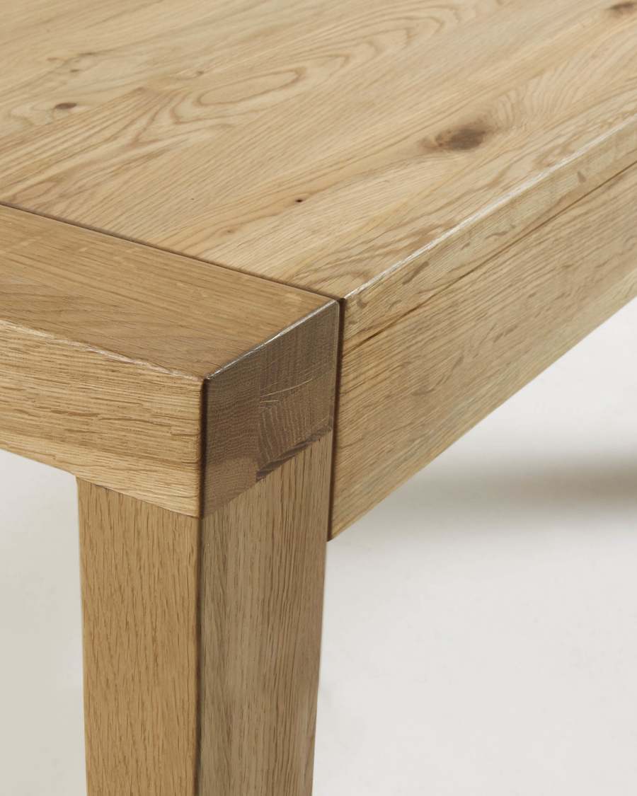 Tavolo allungabile Briva impiallacciato rovere finitura naturale 200 (280) x 100 cm