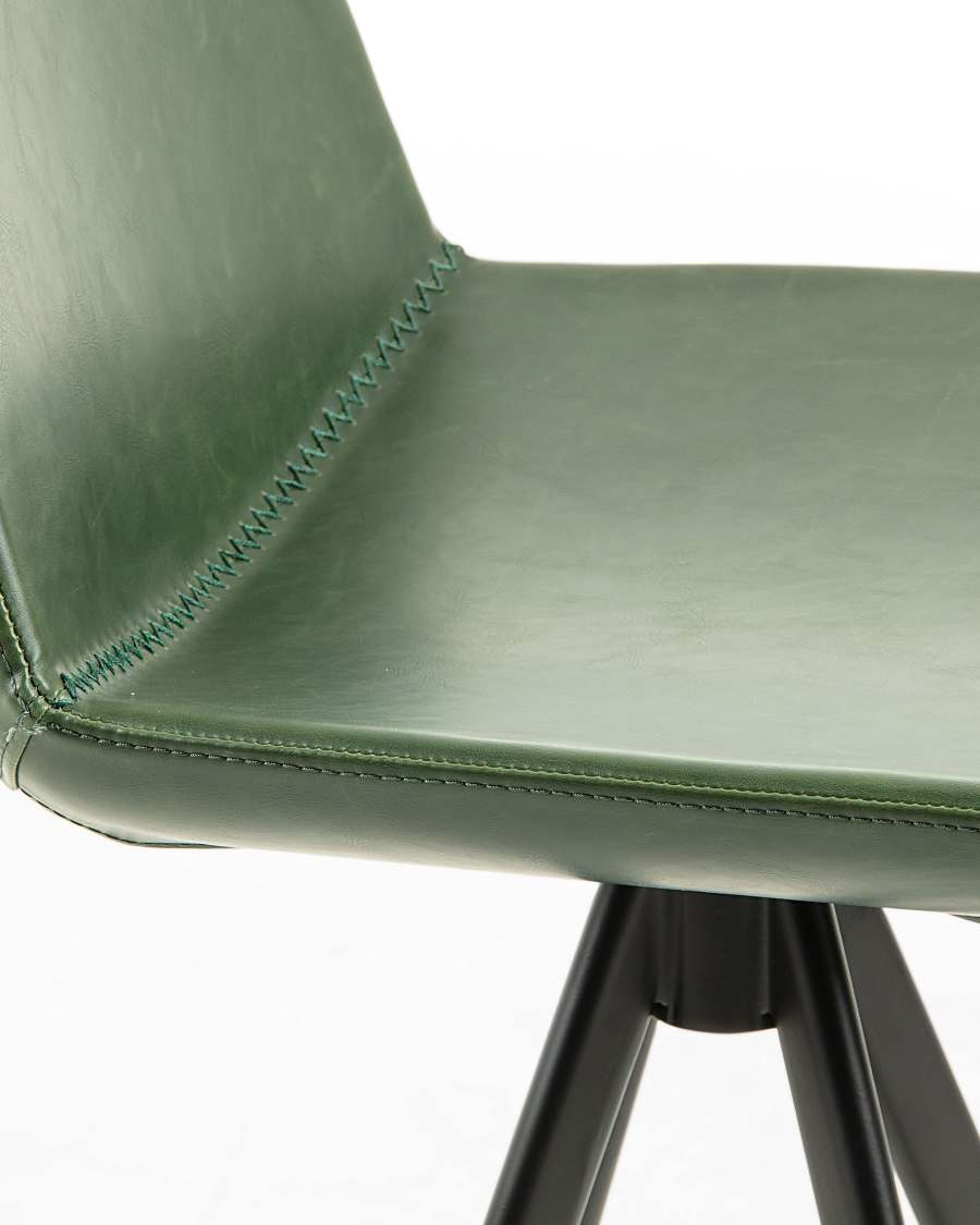 Green Zeva barstool height 65 cm