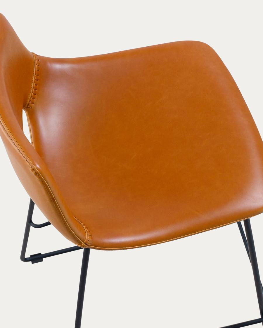 Brown synthetic leather Zahara height 65 cm FSC 100%