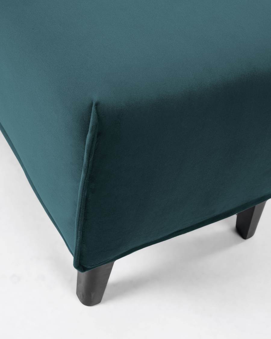 Bezug für Dyla Polsterbank in Samt türkis