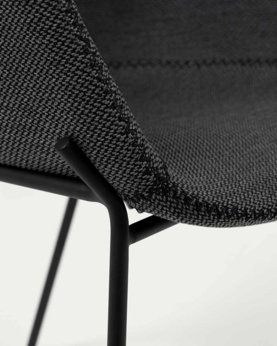 Dark grey Yvette armchair