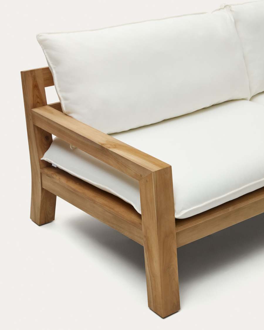 Forcanera 3 seater solid teak sofa, 211 cm