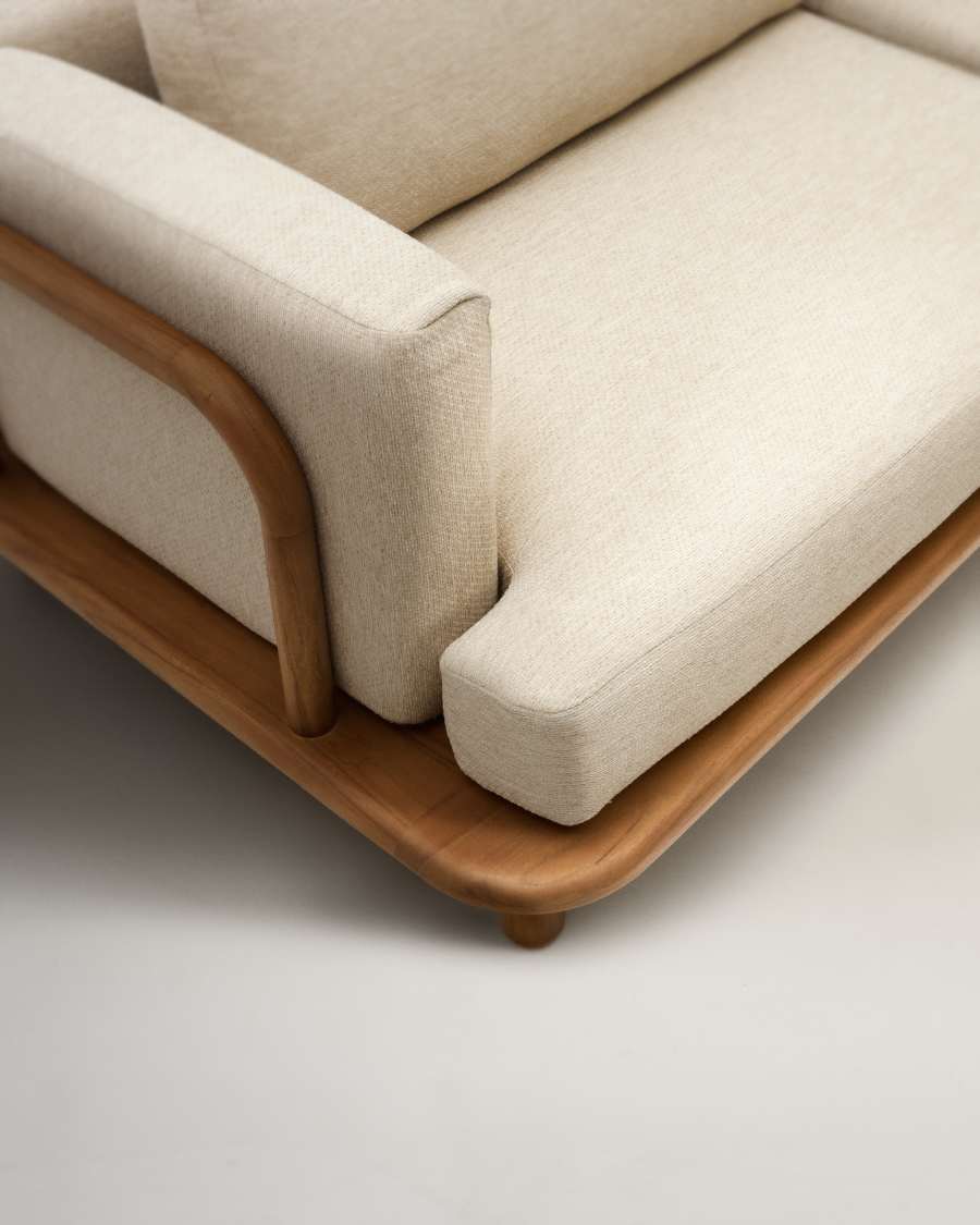 Turqueta 3-Sitzer-Sofa aus massivem Teakholz FSC 100% 230 cm