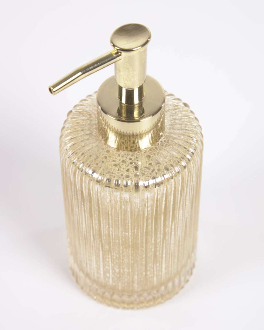 Christell Seifenspender aus Glas gold