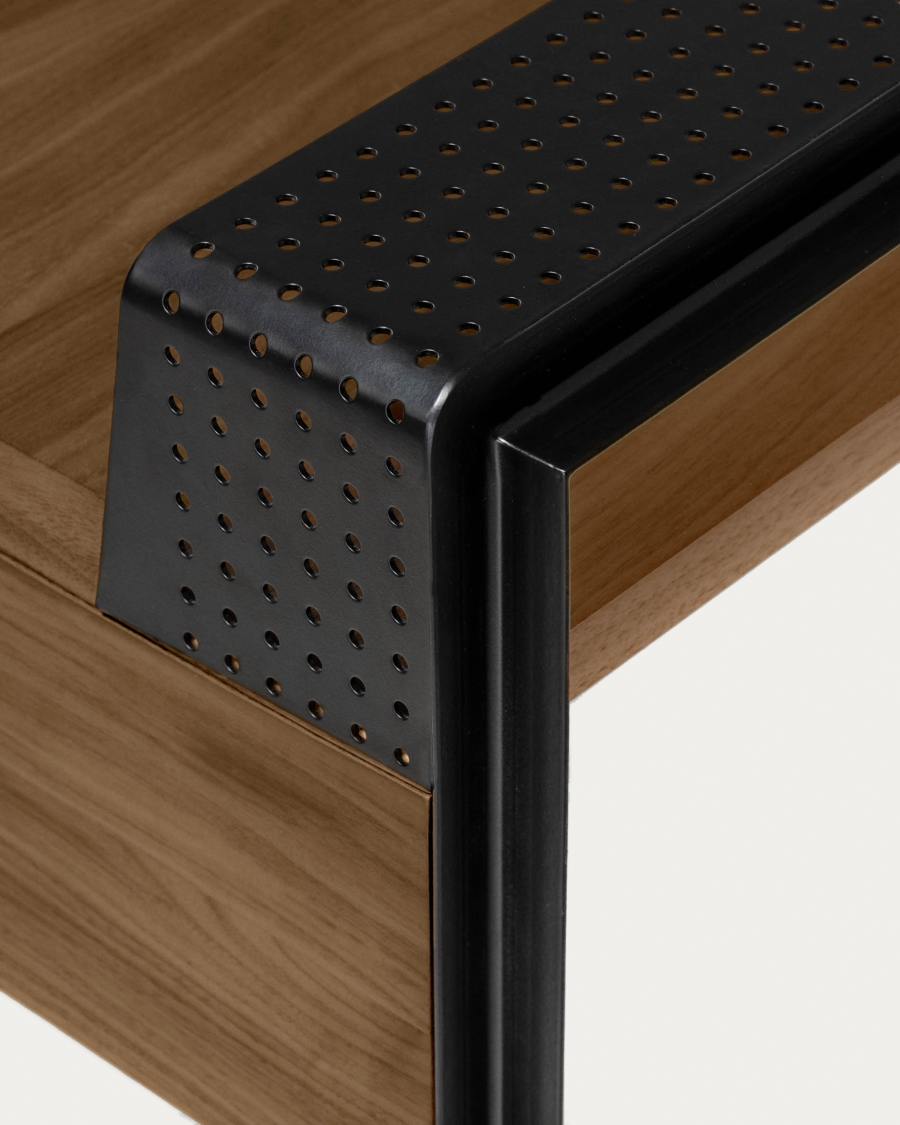 Walnut wood Nadyria desk 120 x 55 cm