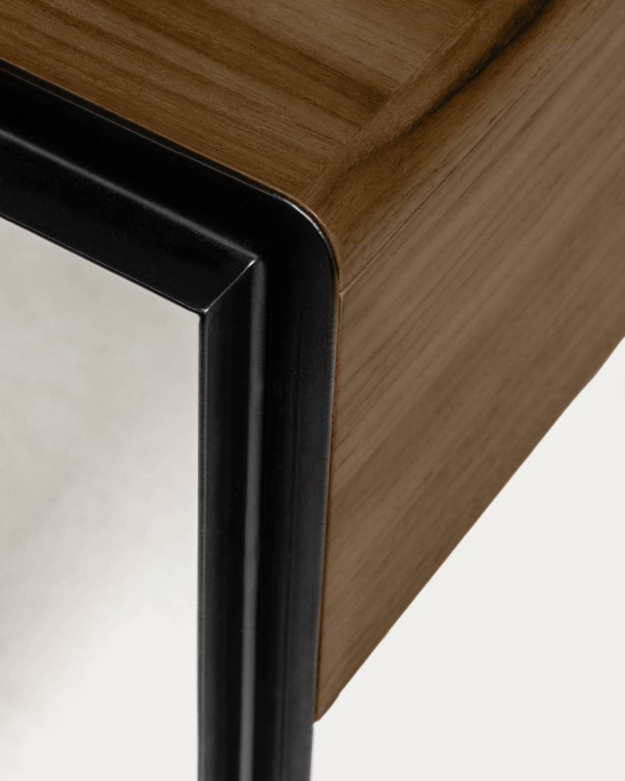 Walnut wood Nadyria desk 120 x 55 cm