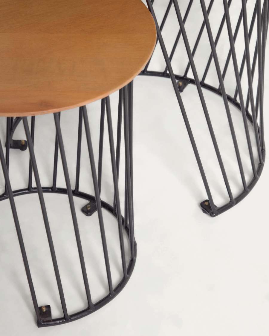 Leska set of 2 side tables Ø 50 / Ø 35 cm