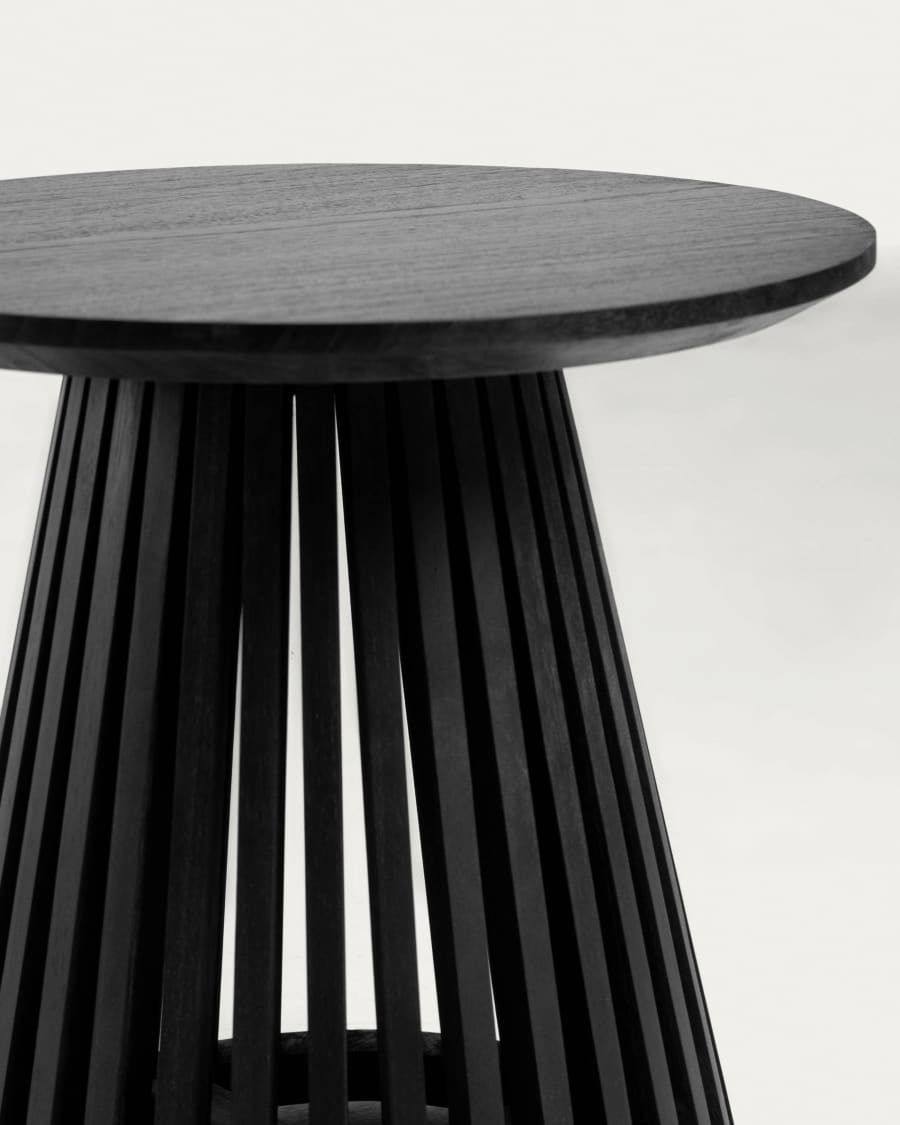 Jeanette Ø 50 cm black side table